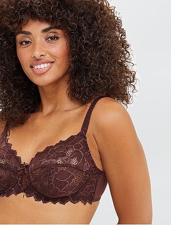 Reggiseno avvolgente in pizzo con ferretto Arum 'Sans Complexe'