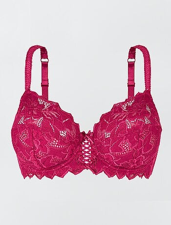 Reggiseno avvolgente in pizzo con ferretto Arum 'Sans Complexe'