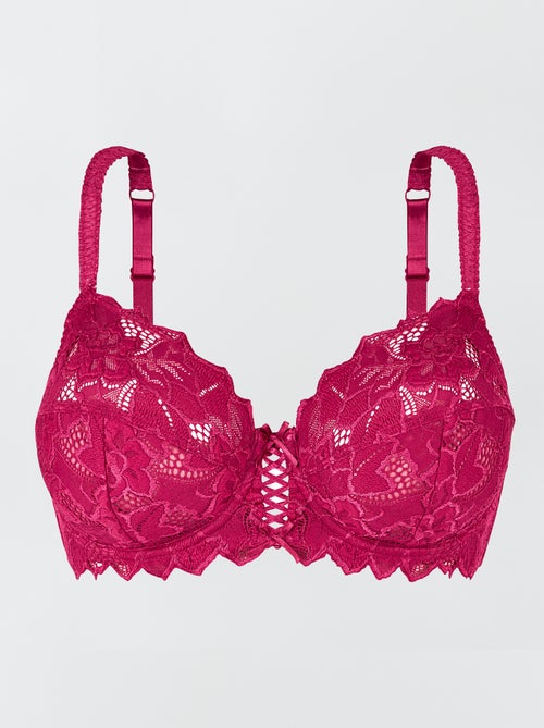 Reggiseno avvolgente in pizzo con ferretto Arum 'Sans Complexe' - Kiabi