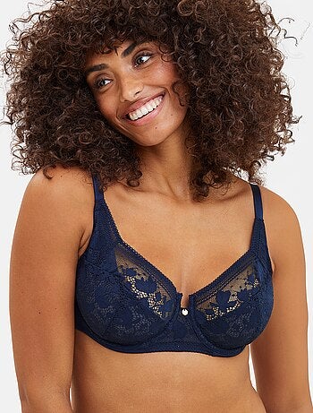 Reggiseno avvolgente in pizzo con ferretto 'Sans Complexe'