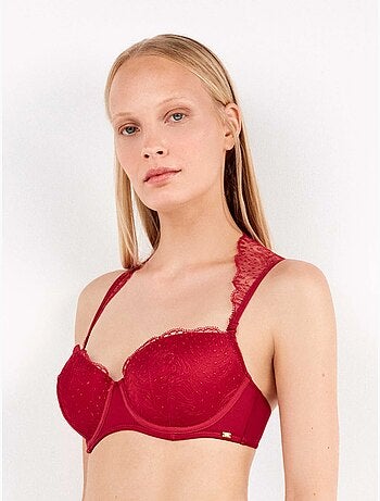 Reggiseno balconcino con spalline staccabili