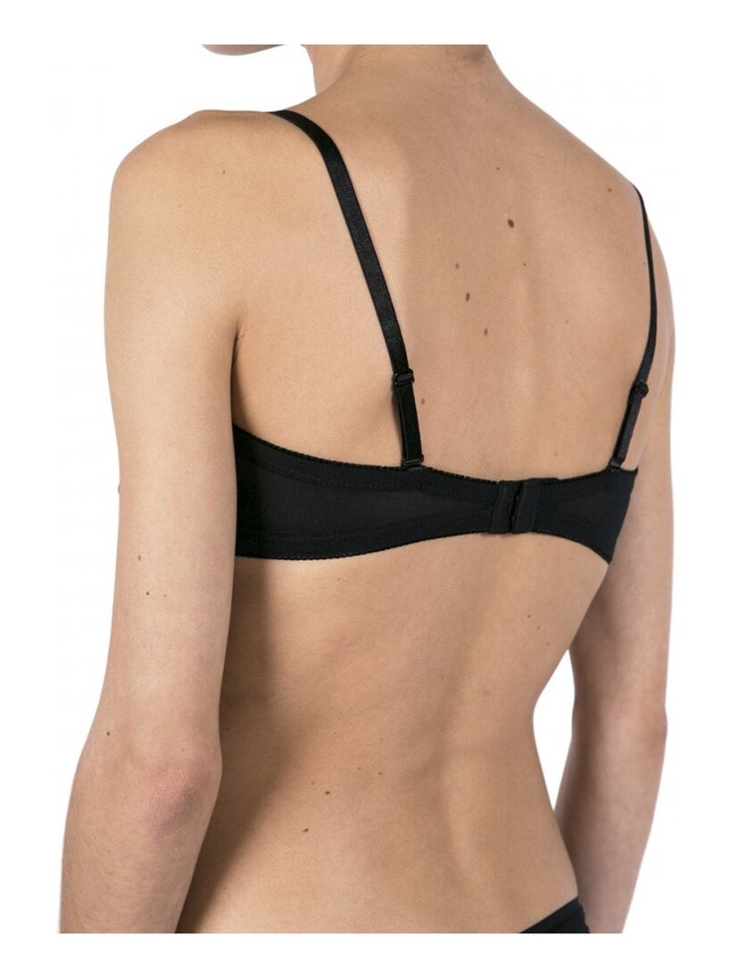 Reggiseno Bandeau Microfibra Nero - Kiabi