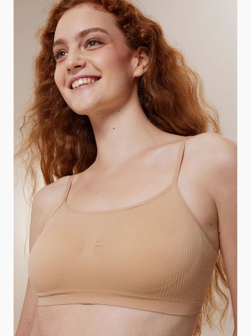 Reggiseno basic imbottito senza cuciture senza ferretto penti - Kiabi Reggiseno basic imbottito senza cuciture senza ferretto penti - Kiabi