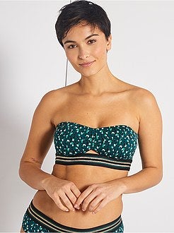 Reggiseno bikini a fascia imbottito - Kiabi