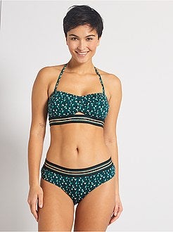 Reggiseno bikini a fascia imbottito - Kiabi