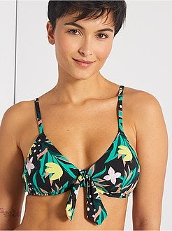 Reggiseno bikini a triangolo imbottito - Kiabi