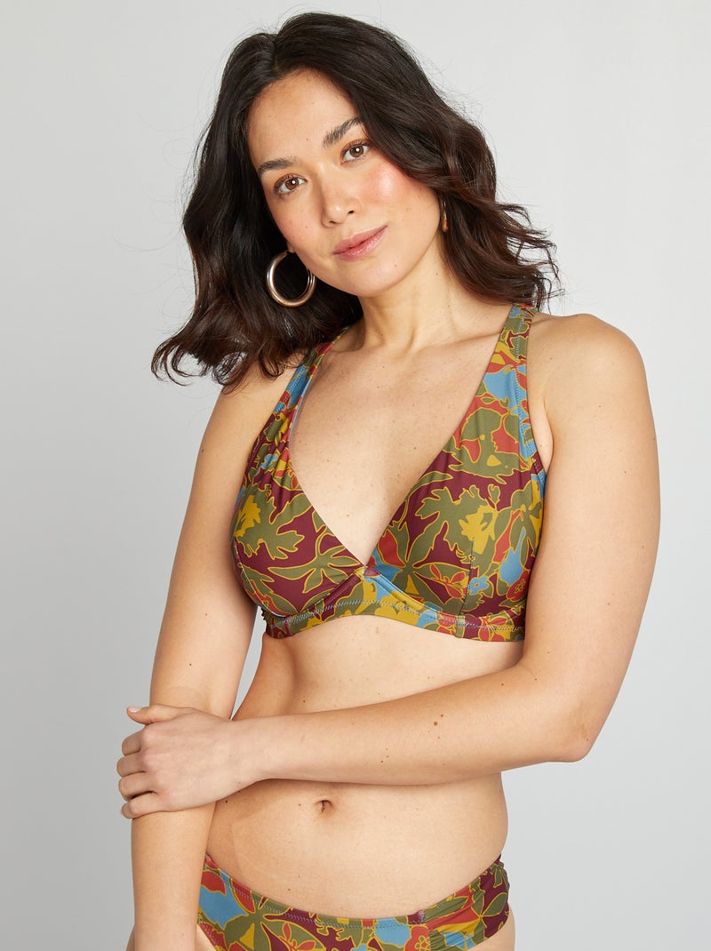 Reggiseno bikini coppa D&E BLU - Kiabi