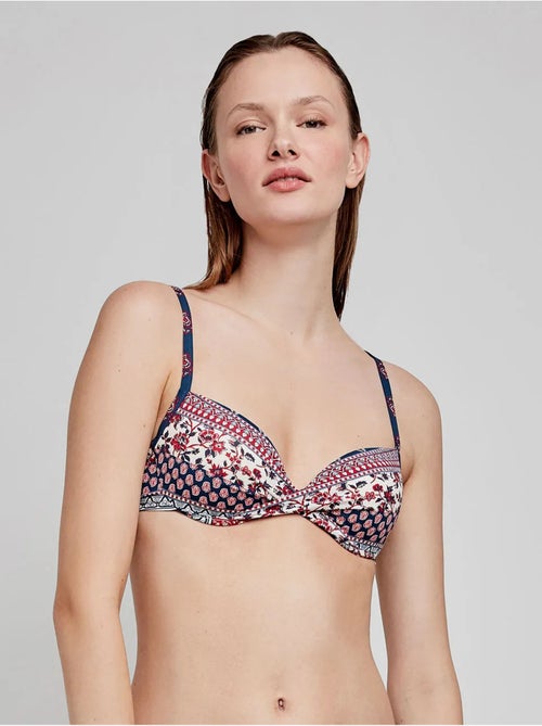 Reggiseno bikini ferretto fantasia etnica - Kiabi Reggiseno bikini ferretto fantasia etnica - Kiabi
