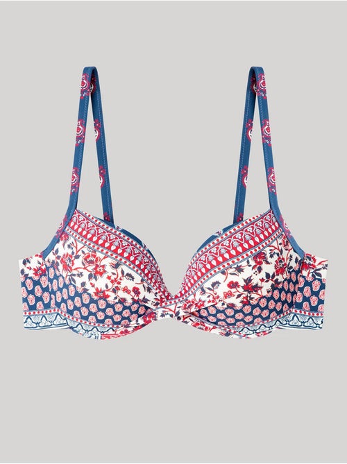 Reggiseno bikini ferretto fantasia etnica - Kiabi Reggiseno bikini ferretto fantasia etnica - Kiabi