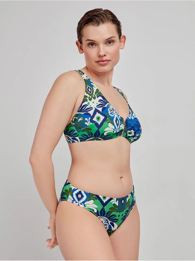 Reggiseno bikini gran capienza con foam estraibile Multicolore - Kiabi