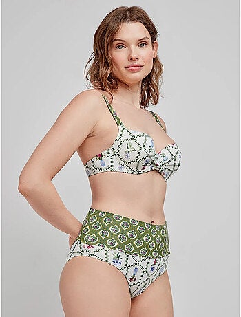 Reggiseno bikini gran capienza fantasia