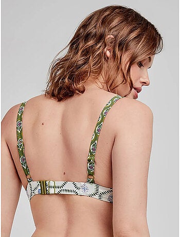 Reggiseno bikini gran capienza fantasia