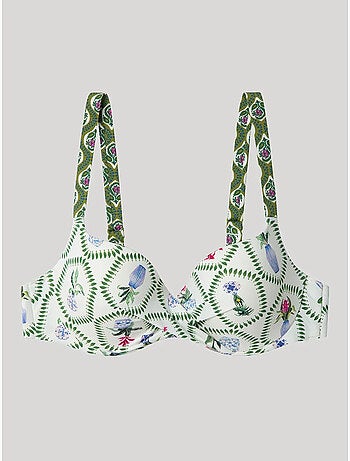 Reggiseno bikini gran capienza fantasia