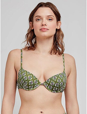 Reggiseno bikini push up con ferretto