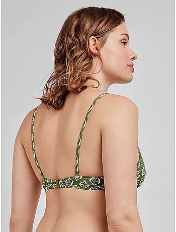 Reggiseno bikini push up con ferretto