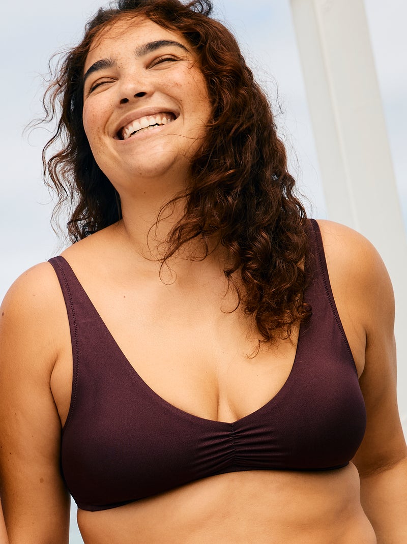 Reggiseno bikini sportivo VIOLA - Kiabi