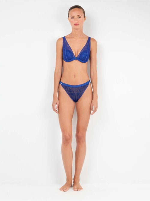Reggiseno bralette di pizzo blu klein - Kiabi Reggiseno bralette di pizzo blu klein - Kiabi