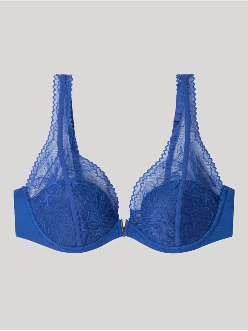 Reggiseno bralette di pizzo blu klein Blu - Kiabi