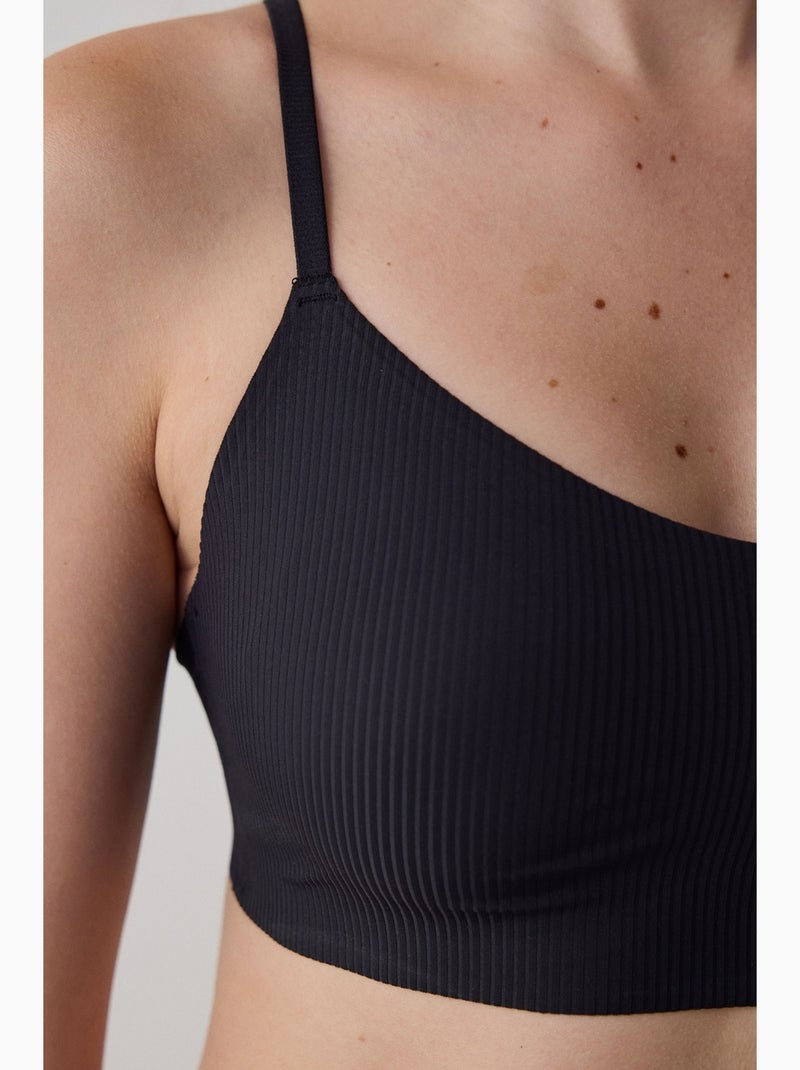 Reggiseno bralette fit senza ferretto e senza cuciture penti Nero - Kiabi