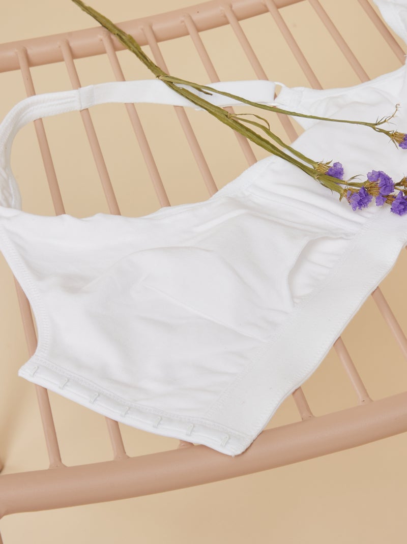 Reggiseno brassière postoperatorio bianco - Kiabi