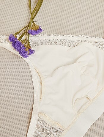 Reggiseno brassière postoperatorio in pizzo - Ottobre rosa