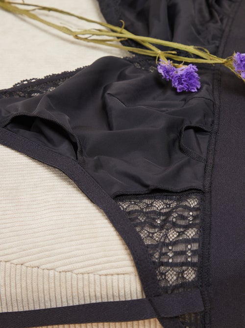 Reggiseno brassière postoperatorio in pizzo - Ottobre rosa - Kiabi