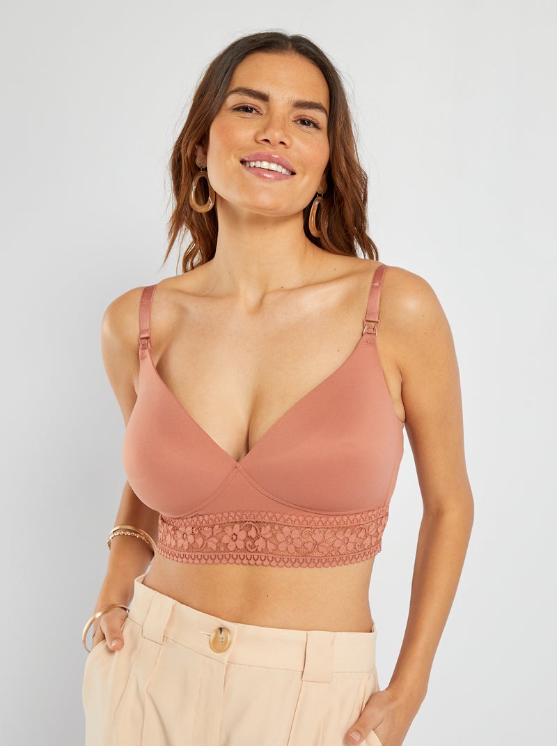 Reggiseno brassière premaman soft touch fucsia - Kiabi