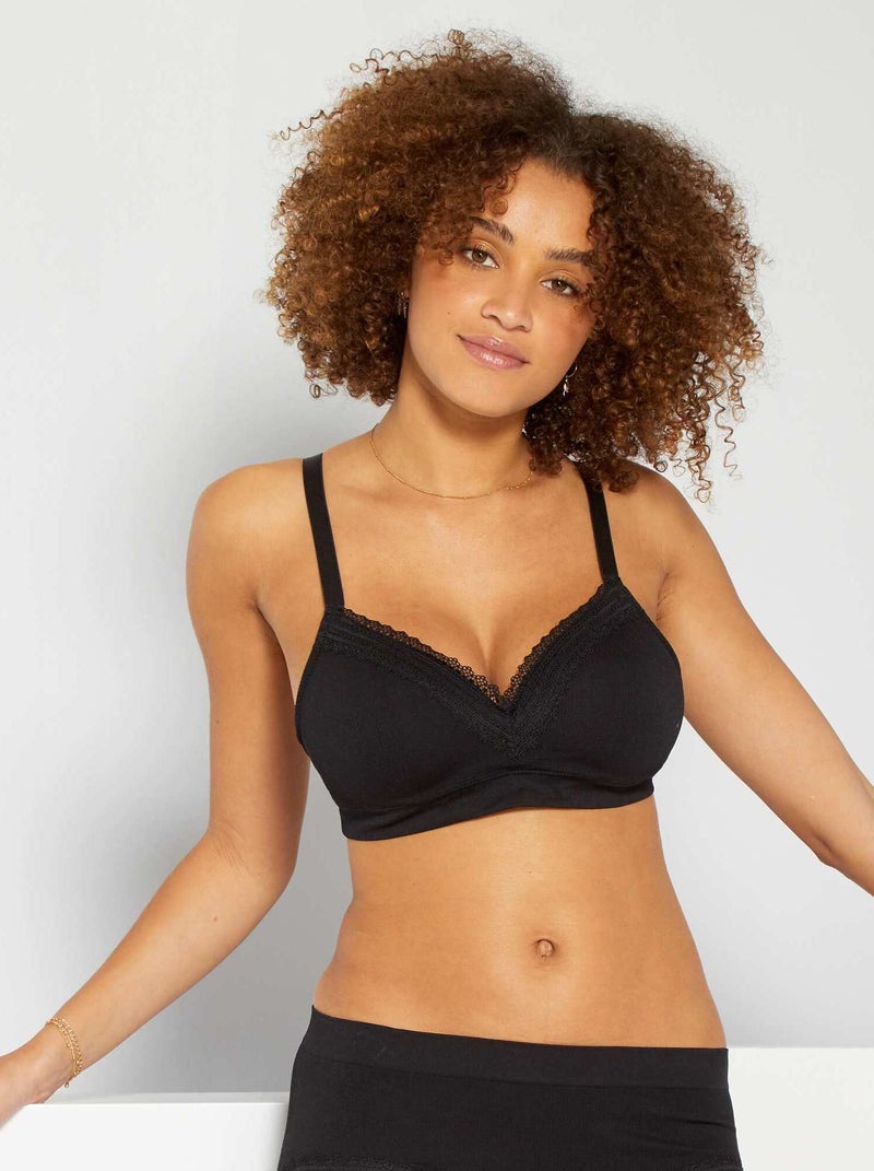 Reggiseno brassière 'Sans Complexe' nero - Kiabi