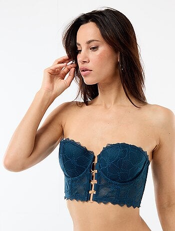 Reggiseno bustier in pizzo