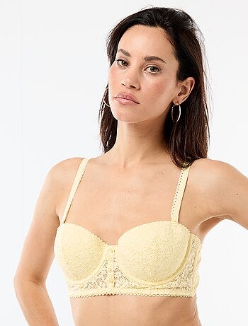 Reggiseno bustier in pizzo