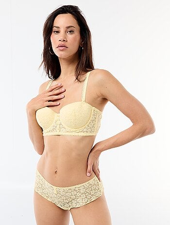 Reggiseno bustier in pizzo