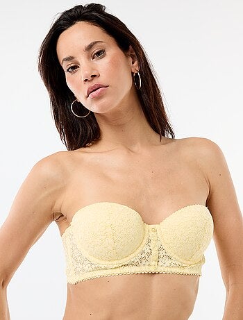 Reggiseno bustier in pizzo
