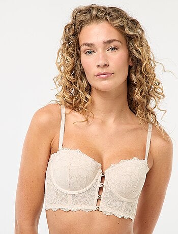 Reggiseno bustier in pizzo