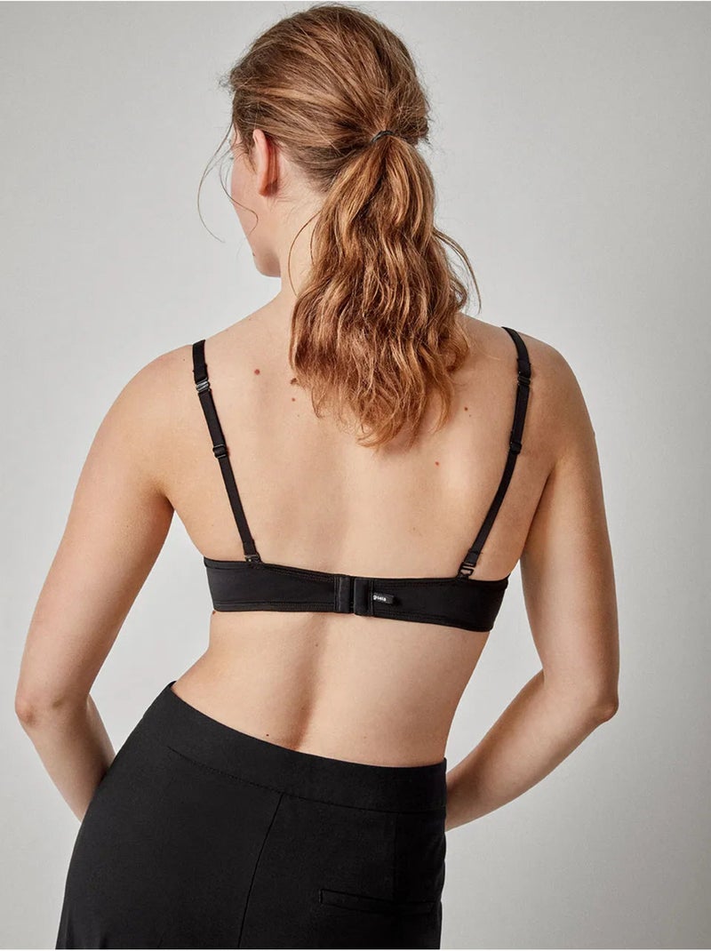 Reggiseno capacità coppe c e d Nero - Kiabi