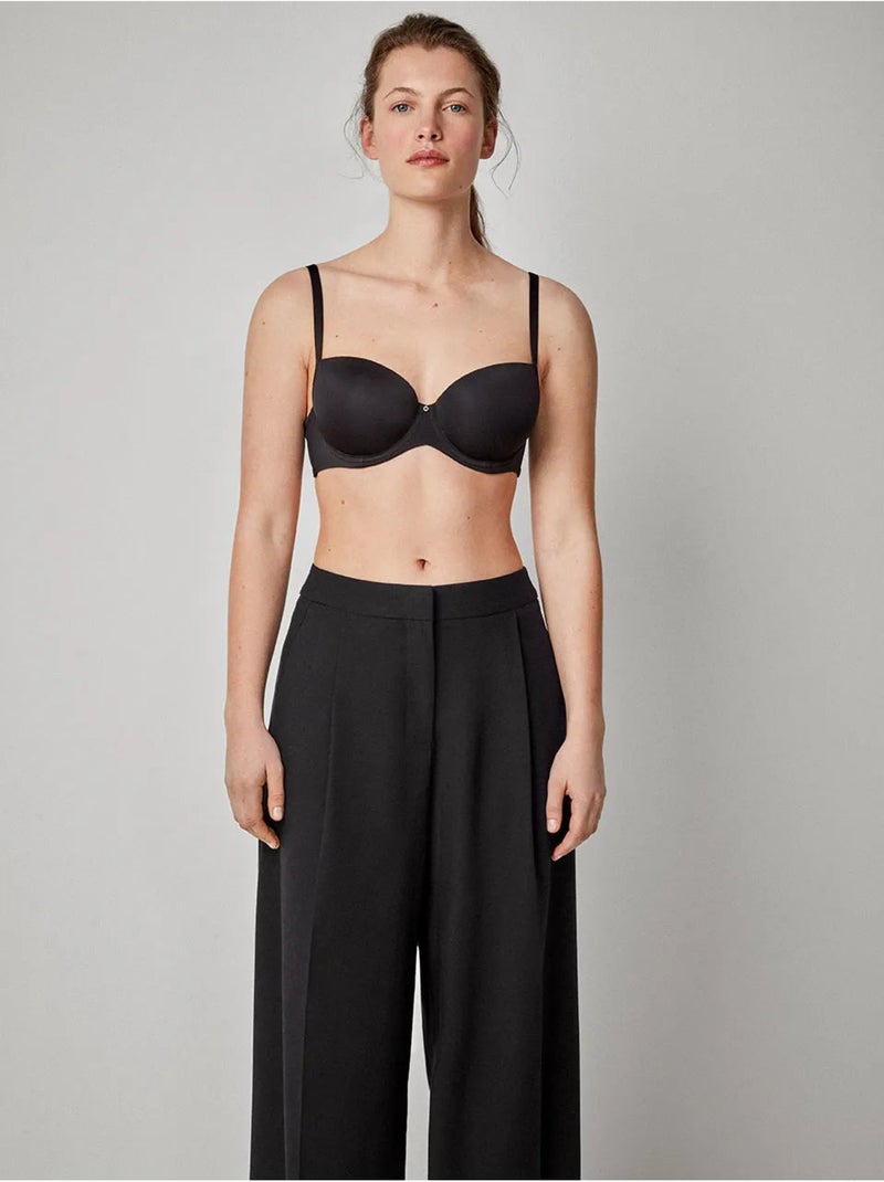 Reggiseno capacità coppe c e d Nero - Kiabi