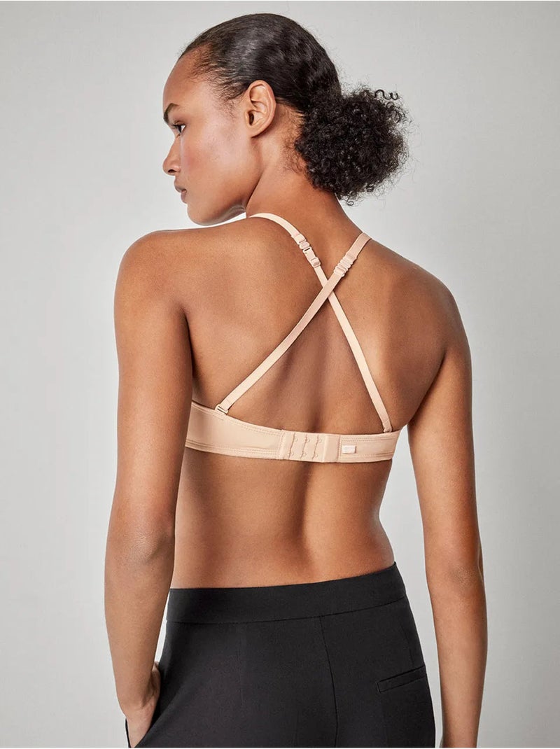 Reggiseno capacità coppe C e D Rosa - Kiabi