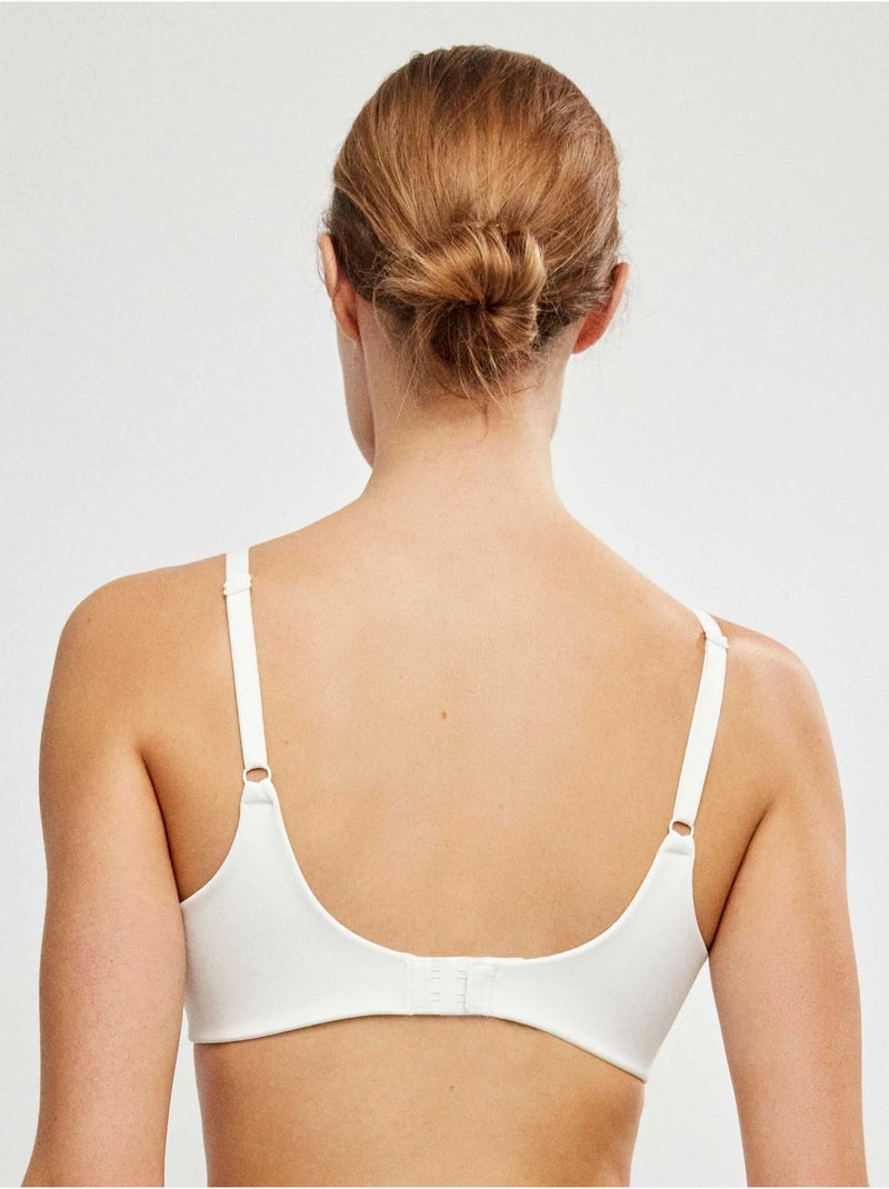 Reggiseno capacità effetto riduttore di schiena Bianco - Kiabi
