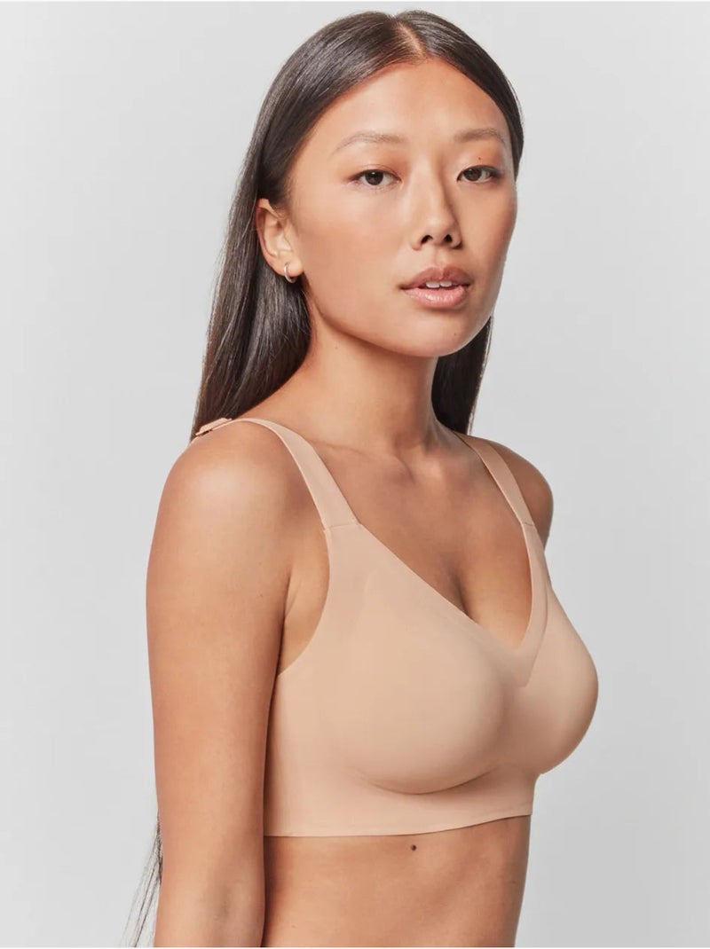 Reggiseno capacità senza ferretto e imbottitura rimovibile Rosa - Kiabi