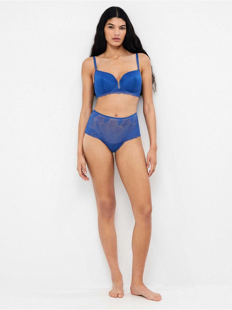 Reggiseno capacità taglio tipo bustier Blu - Kiabi