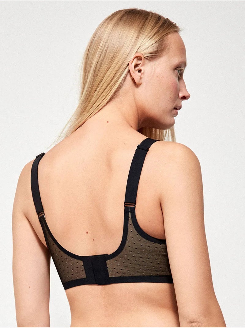Reggiseno capacitivo senza ferretto con imbottitura rimovibile Nero - Kiabi