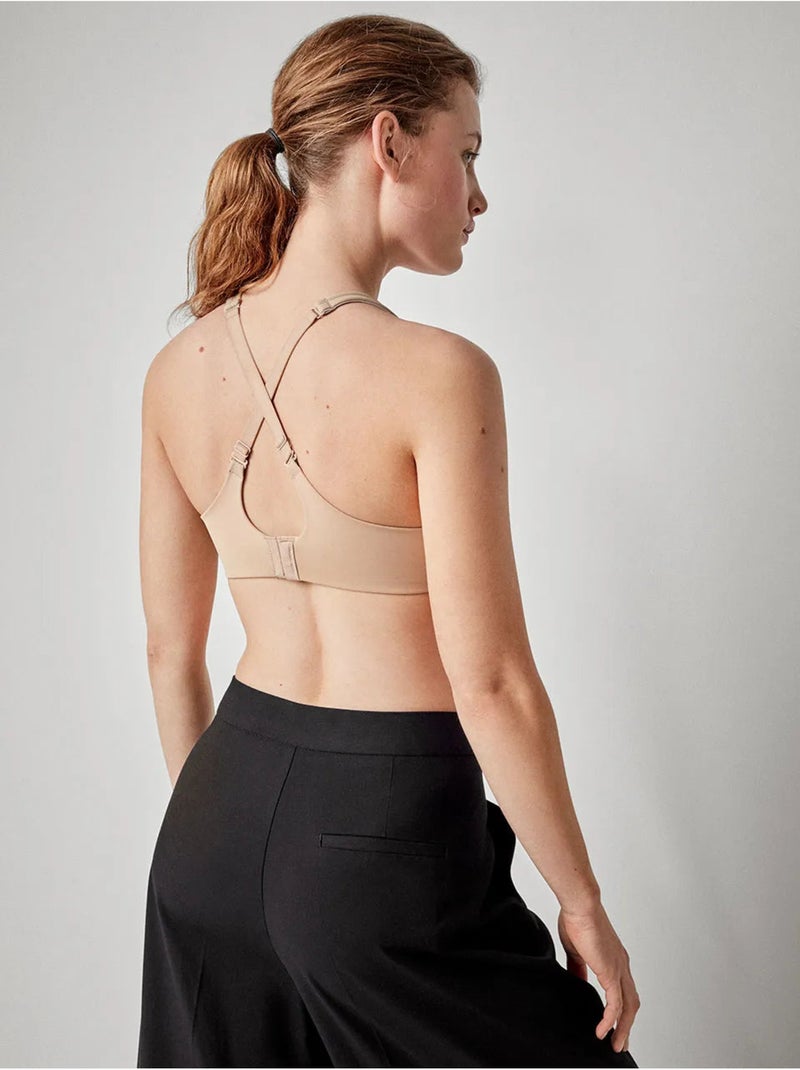 Reggiseno capienza con ferretto e senza imbottitura. Rosa - Kiabi