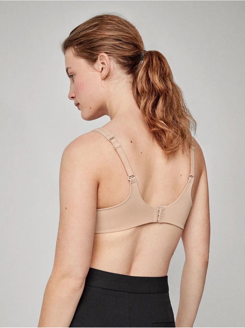 Reggiseno capienza con ferretto e senza imbottitura. Rosa - Kiabi