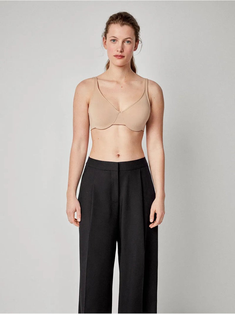 Reggiseno capienza con ferretto e senza imbottitura. Rosa - Kiabi
