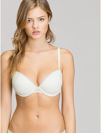 Reggiseno classico con ferretto e imbottitura in plumeti