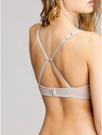 Reggiseno classico con ferretto e imbottitura in plumeti