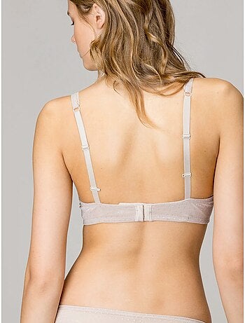 Reggiseno classico con ferretto e imbottitura in plumeti