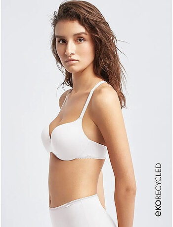 Reggiseno classico coppe continue in microfibra riciclata