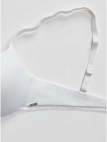 Reggiseno classico coppe continue in microfibra riciclata