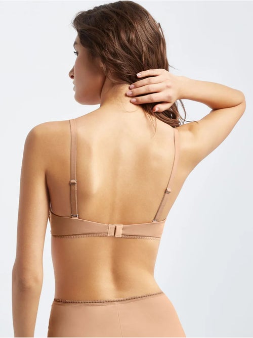 Reggiseno classico coppe continue in microfibra riciclata - Kiabi Reggiseno classico coppe continue in microfibra riciclata - Kiabi