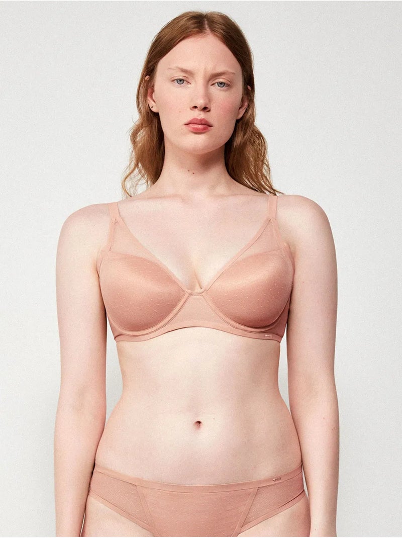 Reggiseno con capacità riduttrice della schiena Rosa - Kiabi